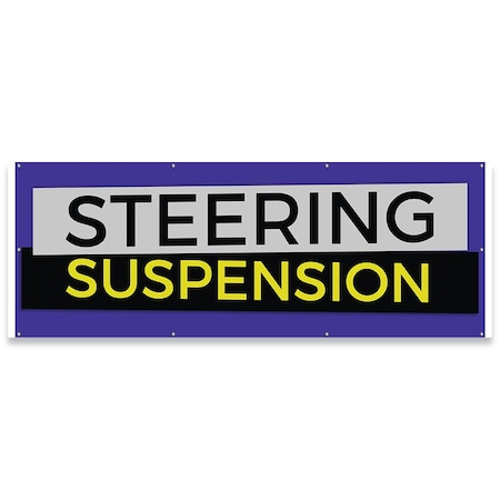 Signmission Steering Suspension Banner Concession Stand Food Truck Single Sided B-96-30159